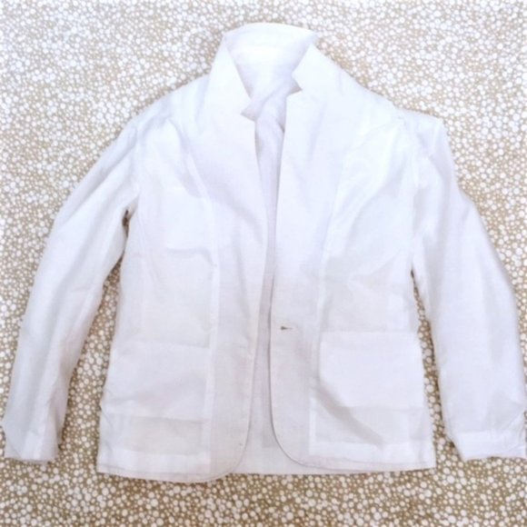 White Linen Style Blazer - Excellent Condition - Picture 4 of 7